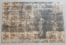 GILBERT AND GEORGE There were two young men  2019 SIGNED ART EXHIBITION POSTER