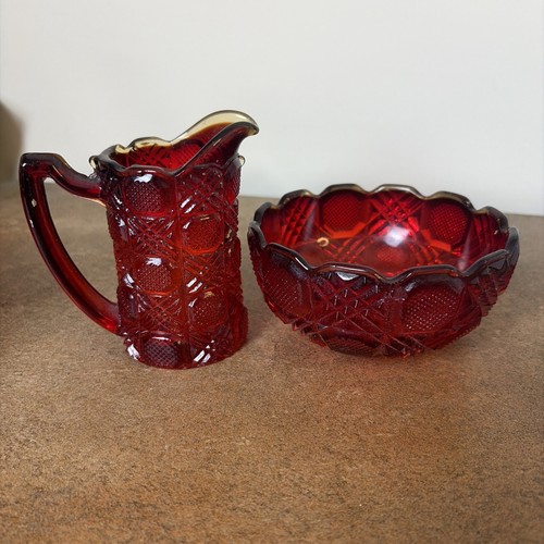 Antique 1920s ruby - antique, red