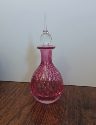 Cranberry handblown glass - cranberry,