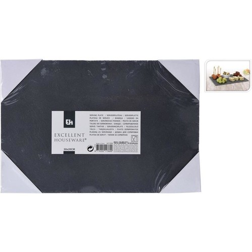 Serving plate slate - serving, 30x20cm