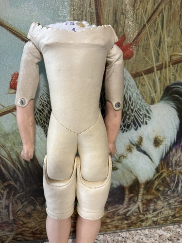 Antique dolls leather - antique,