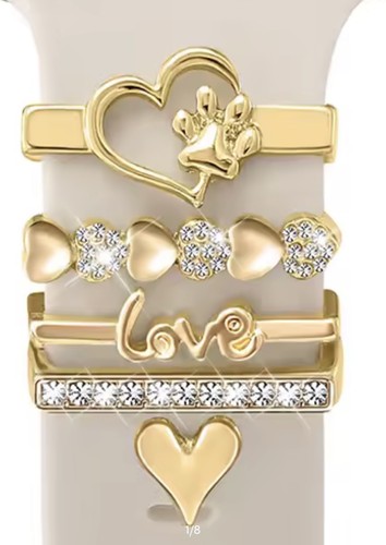 Diamond strap decorative ring - diamond,