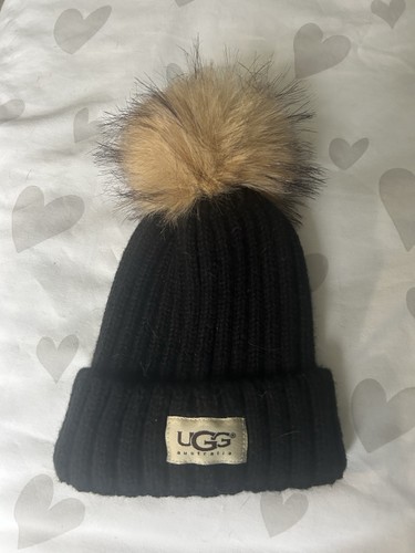 Ugg black unisex beanie hat - ugg,