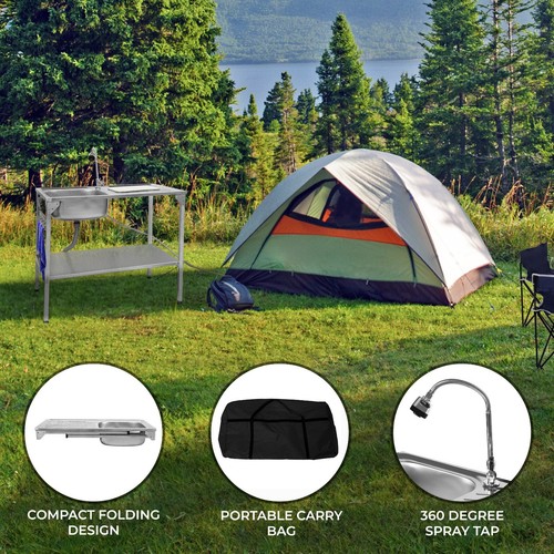 Folding camping sink stainless - folding,
