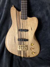 "Black Corina" - handbuilt, custom specs and unique J bass guitar