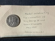 Vintage May 1937 Medal King