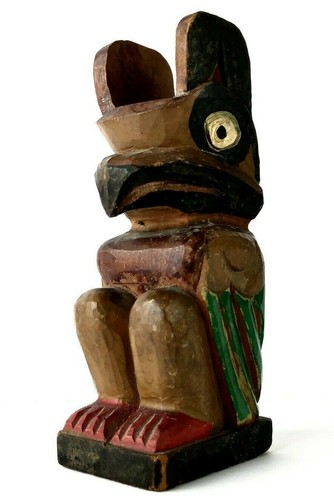 True vintage alaskan carved - true,