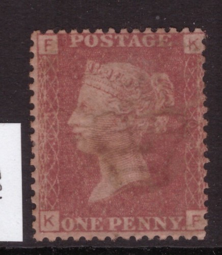 1858 penny red sg43 44 - qv,