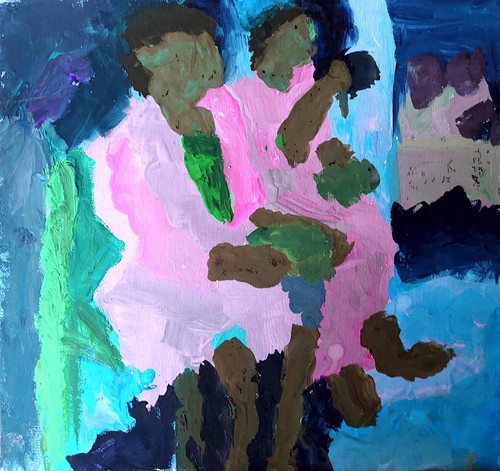 African ghanaian art original - african,