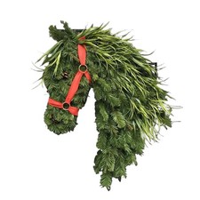 Horse Head Christmas Wreath