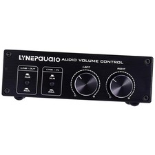 2 IN 2 OUT Audio Balanced Passive Preamp Pre-Amplifier,