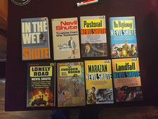 8  Nevil Shute vintage Pan Paperbacks  great condition  60s Best You Will See