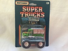 MATCHBOX SUPER TRUCKS PETERBILT DUMP TRUCK ' BIG PETE ' - ON CARD