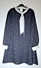 Beaded pearl detail black