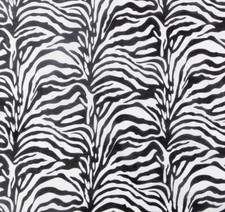 Unisex Black and White Zebra