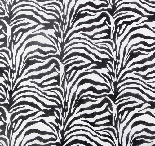 Unisex black and white - black, zebra
