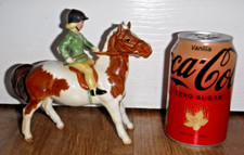 Beswick 1499 Girl On Skewbald Gloss Pony Arthur Gredington 1957-1965 ~ Excellent
