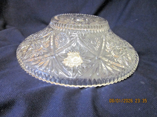 Vintage crystal lamp shade - vintage,