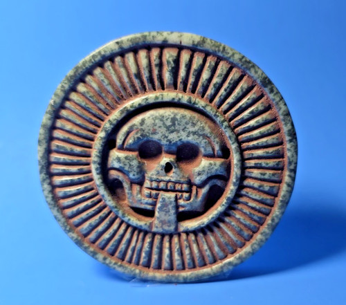 Pre columbian aztec serpentine - pre-columbian,