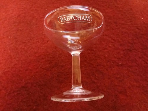 Rare vintage babycham - babycham, glass