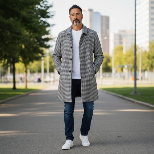 Moss bros coat 48r slim - moss,