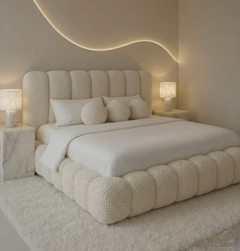 Luxury bubble teddy boucle - bubble,