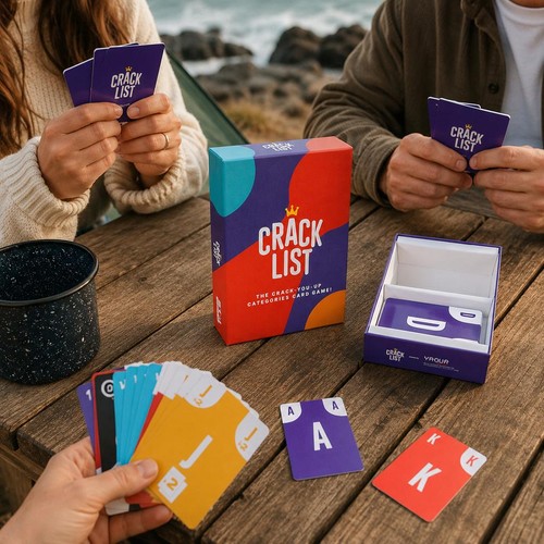 Crack list paper card - paper, game