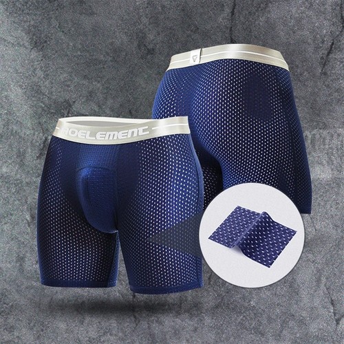 Men long leg ice silk - ice, boxers