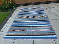 Moroccan blanket, throw, rug, vintage very soft 280cm x 170cm