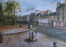 Print of Old Town, Nethergate (Dundee) 1890 by E. Vettraino