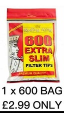 Rolling King Extra Slim Filter Tips - 1 X 600 Per Bag