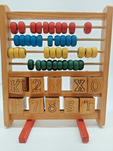 Wooden abacus children - wooden,