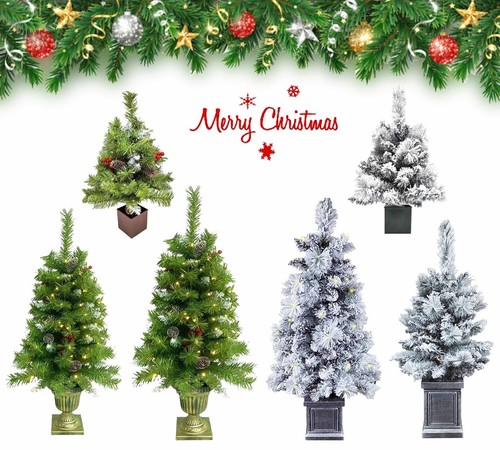 Christmas tree snow - snow, flocked
