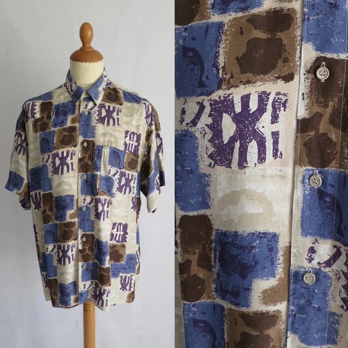 Mens loud patterned shirt