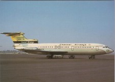CHANNEL AIRWAYS TRIDENT 1E AIRCRAFT POSTCARD AIRLINE AIRPLANE AVIATION 