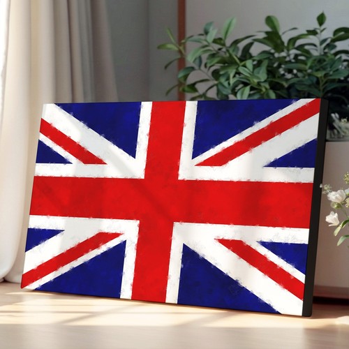 Union jack british flag canvas - british,