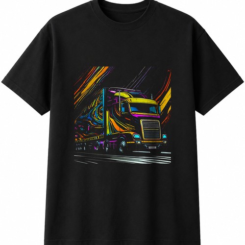 Neon hgv lorry - neon,