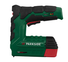 Parkside 4V Cordless Tacker/Nailer With Charging Cable, Staples and Nails