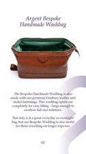 large Leather Wash Bag