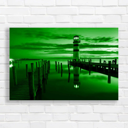 Lighthouse water jetty - on,
