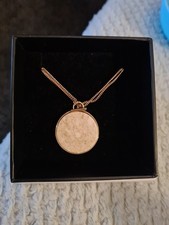 Ladies Double Necklace & Pendant 18" Chain In Box By Pilgrim Nice Gift