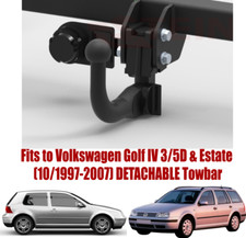 DETACHABLE Tow Bar For VW Golf
