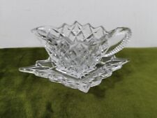 Vtg Bagley Glass Clear Art