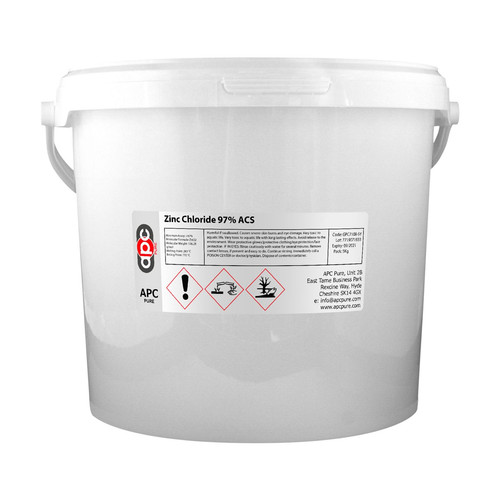 Zinc chloride 5kg used - zinc, 97%