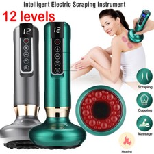 12 Levels Rechargeable Vacuum Cupping Device Adjustable Anti-Cellulite Massager