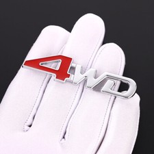 1x 3D 4WD Emblem Badge Metal