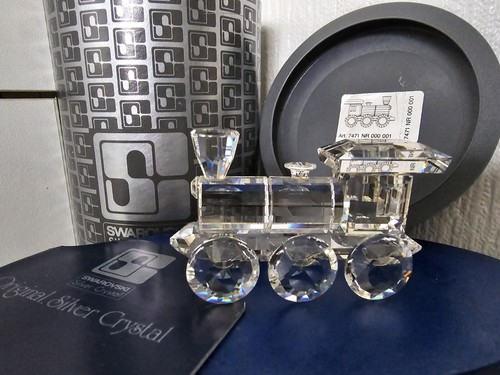 Swarovski crystal train - crystal,
