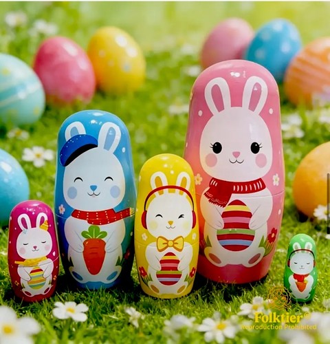 Bunny russian matryoshka - bunny,