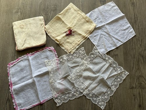 Vintage handkerchief pouch - vintage,