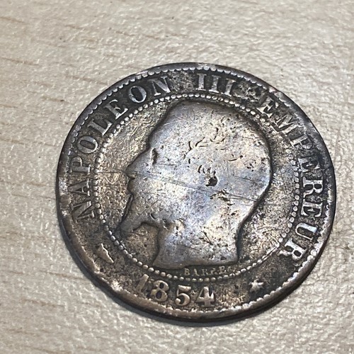 1854 french napoleon - 1854, 10